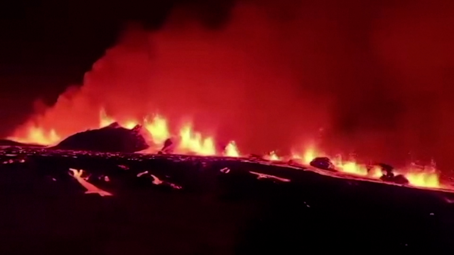 Iceland volcano erupts after weeks of activity